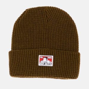 Waffle Knit Beanie - Moss